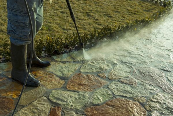 Stone Power Washing in Hendersonville