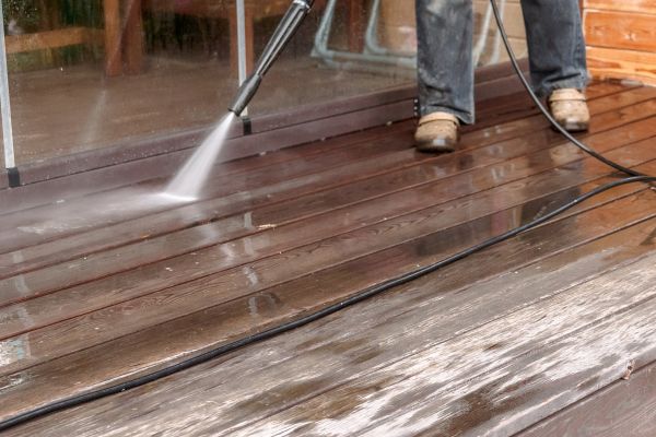 Pool Deck Power Washing in Hendersonville