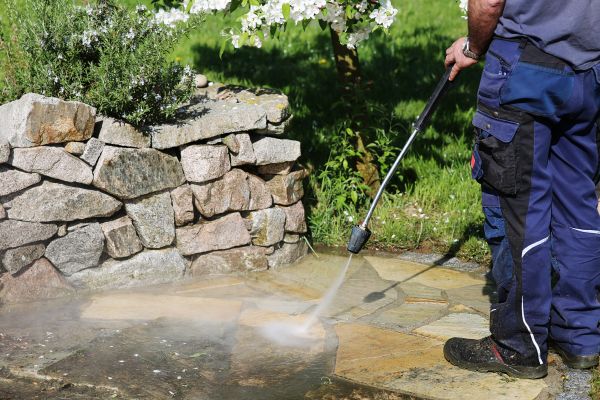 Stone Pressure Washing in Hendersonville