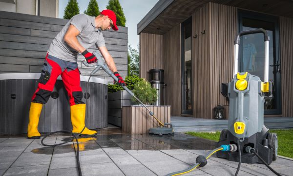 Concrete Patio Washing in Hendersonville