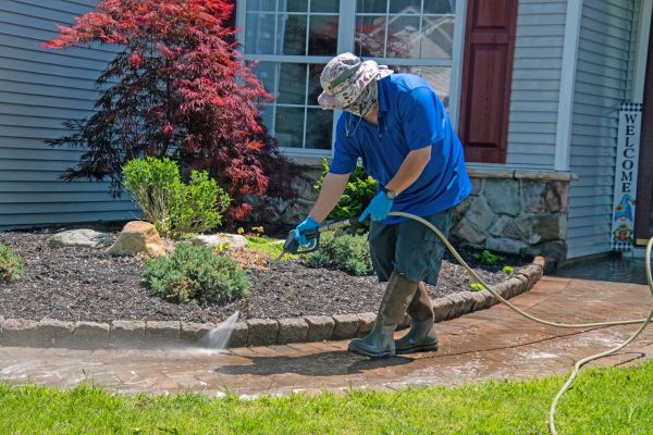 Brick Walkway Cleaning in Hendersonville