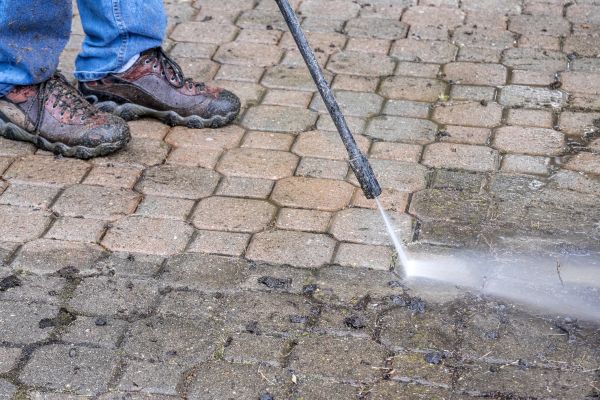 Stone Patio Cleaning in Hendersonville